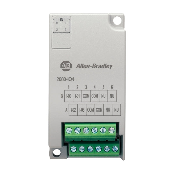 Allen-Bradley 2080-IQ4 Micro800 4-Ch Digital Input Module | 12/24V DC