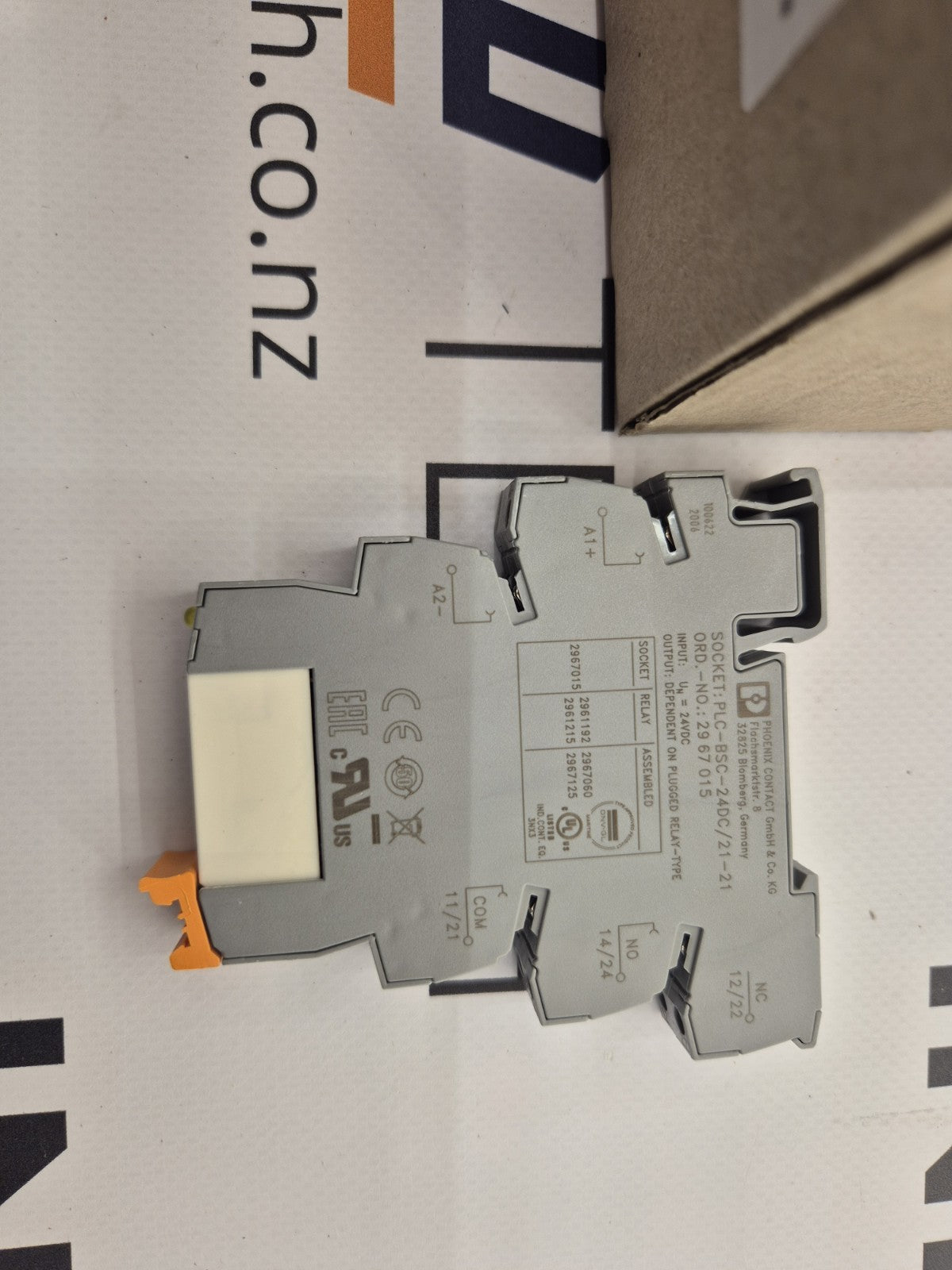 20pcs PHOENIX CONTACT relay PLC-RSC-24DC/21-21 2967060