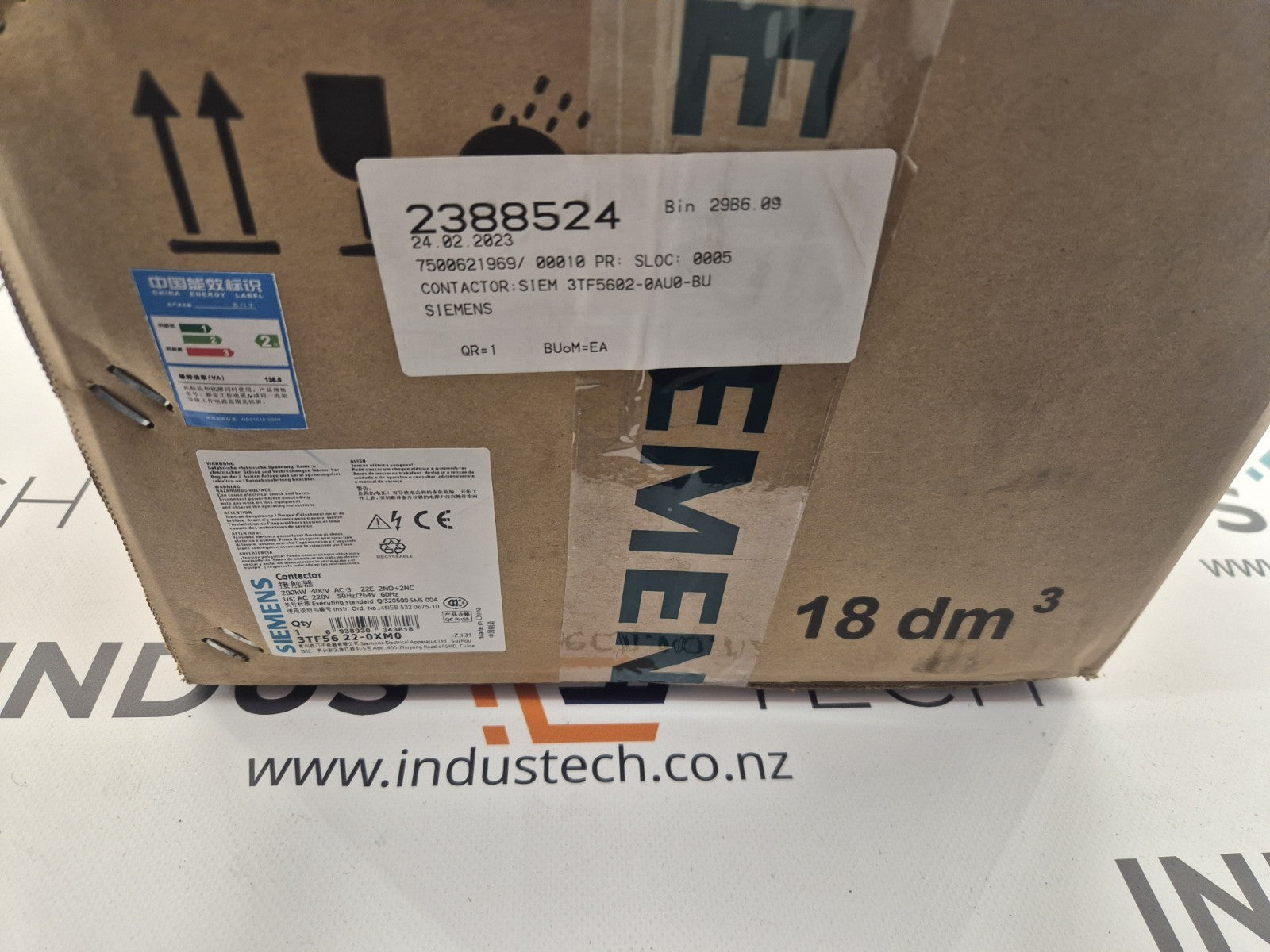 Siemens Contactor 3TF56 22-0XM0