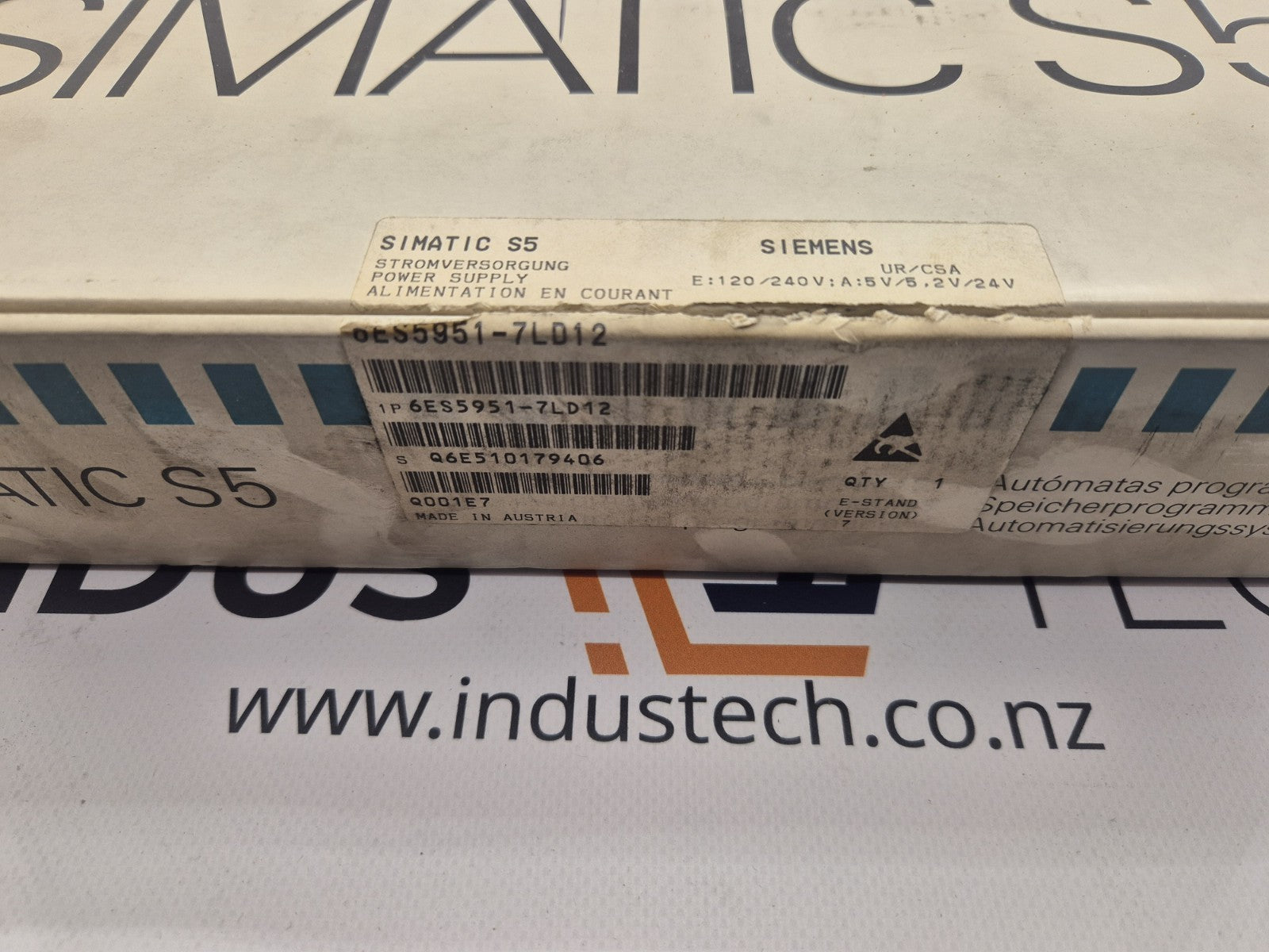 Siemens 6ES5-951-7LD12 Simatic S5 Power Supply PS 7A / 15A