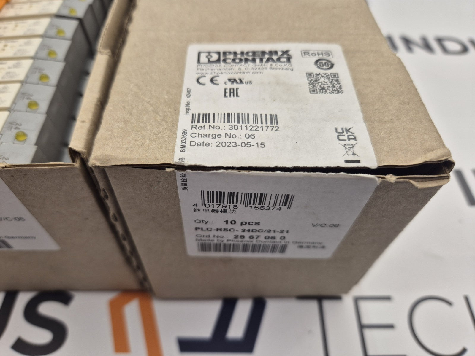 20pcs PHOENIX CONTACT relay PLC-RSC-24DC/21-21 2967060