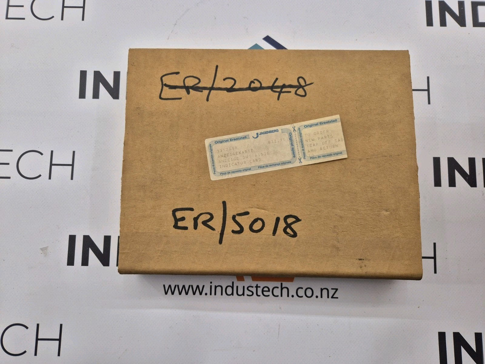 HEINEN ELEKTRONIK 832.762 INDICATOR CARD