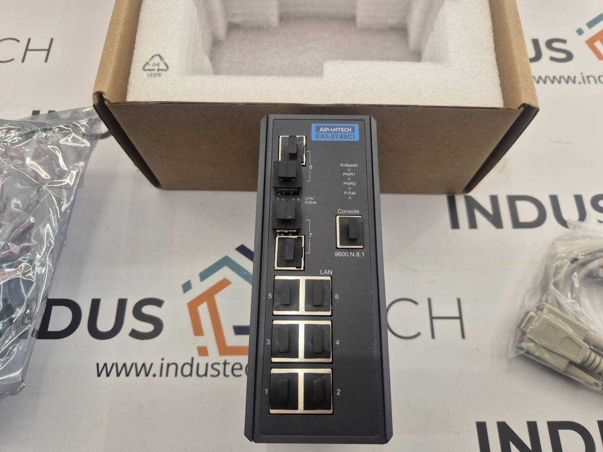 Advantech EKI-2748CI 6Gx+2 Combo Managed Ethernet Switch w/ Wide Temperature
