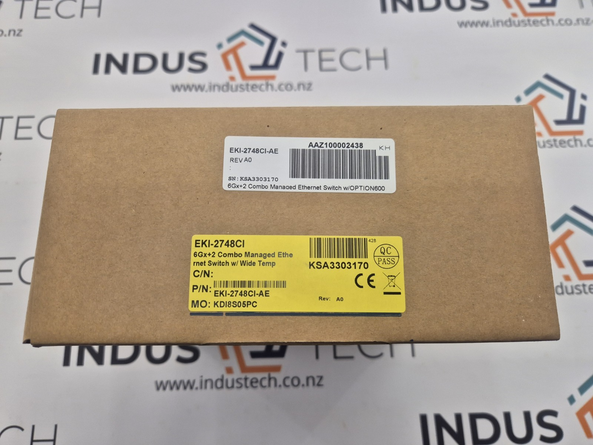 Advantech EKI-2748CI 6Gx+2 Combo Managed Ethernet Switch w/ Wide Temperature