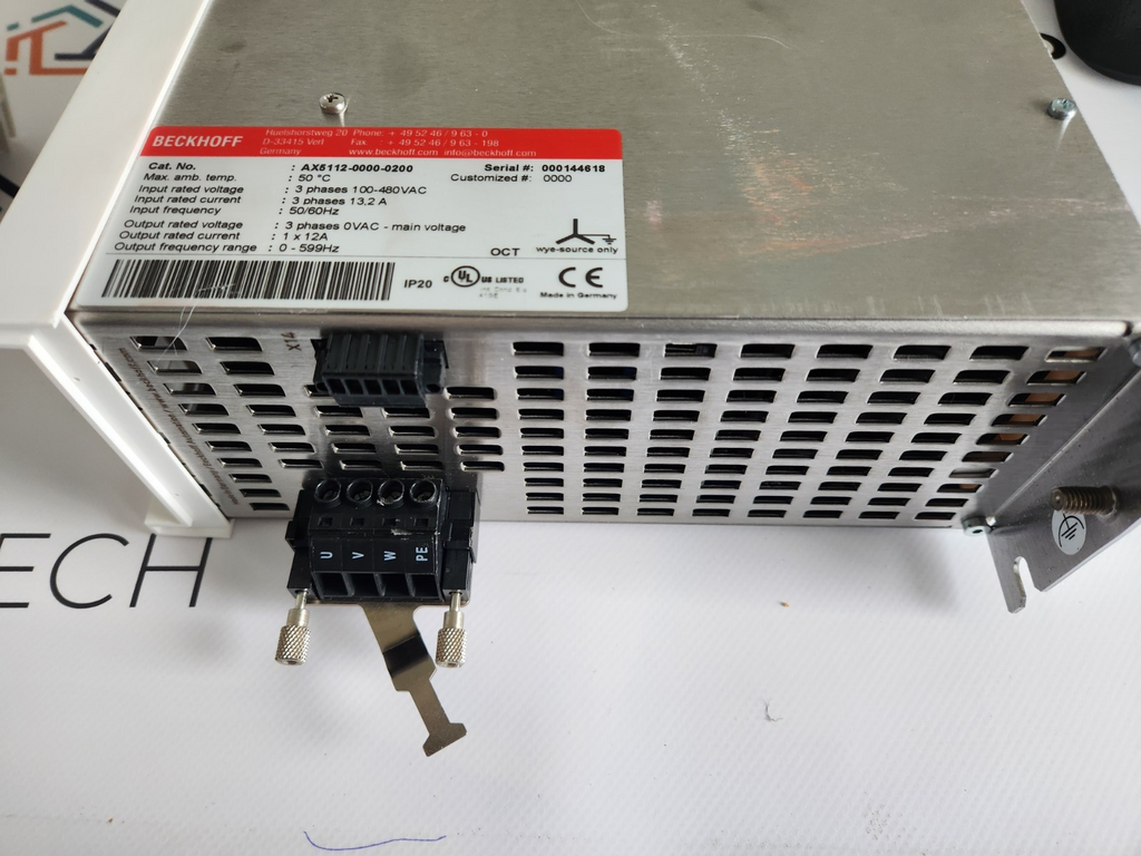 Beckhoff AX5112-0000-0200 Servo Drive