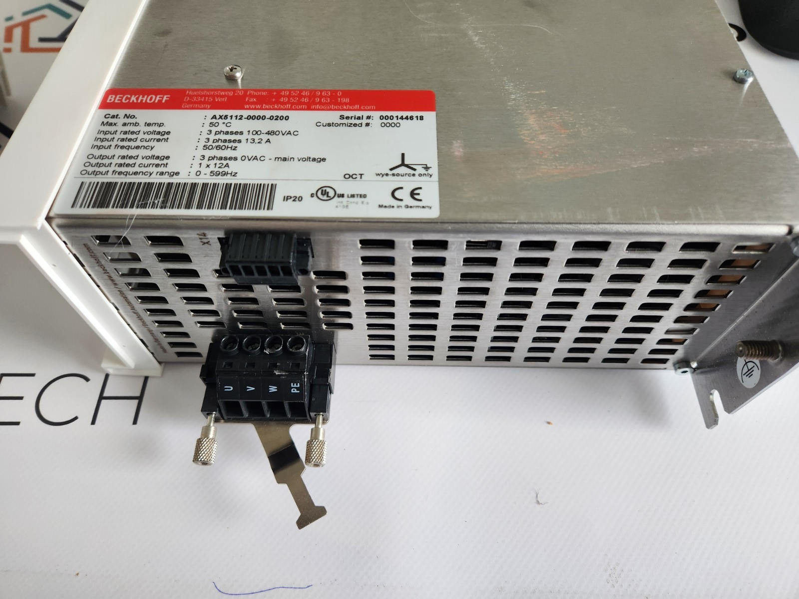 Beckhoff AX5112-0000-0200 Servo Drive