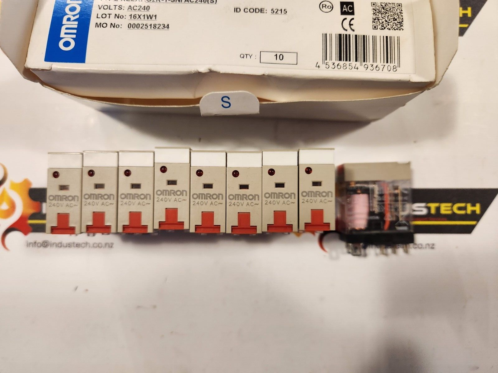 9pc New OMRON Small Relay G2R-1-SNI (S) 240VAC