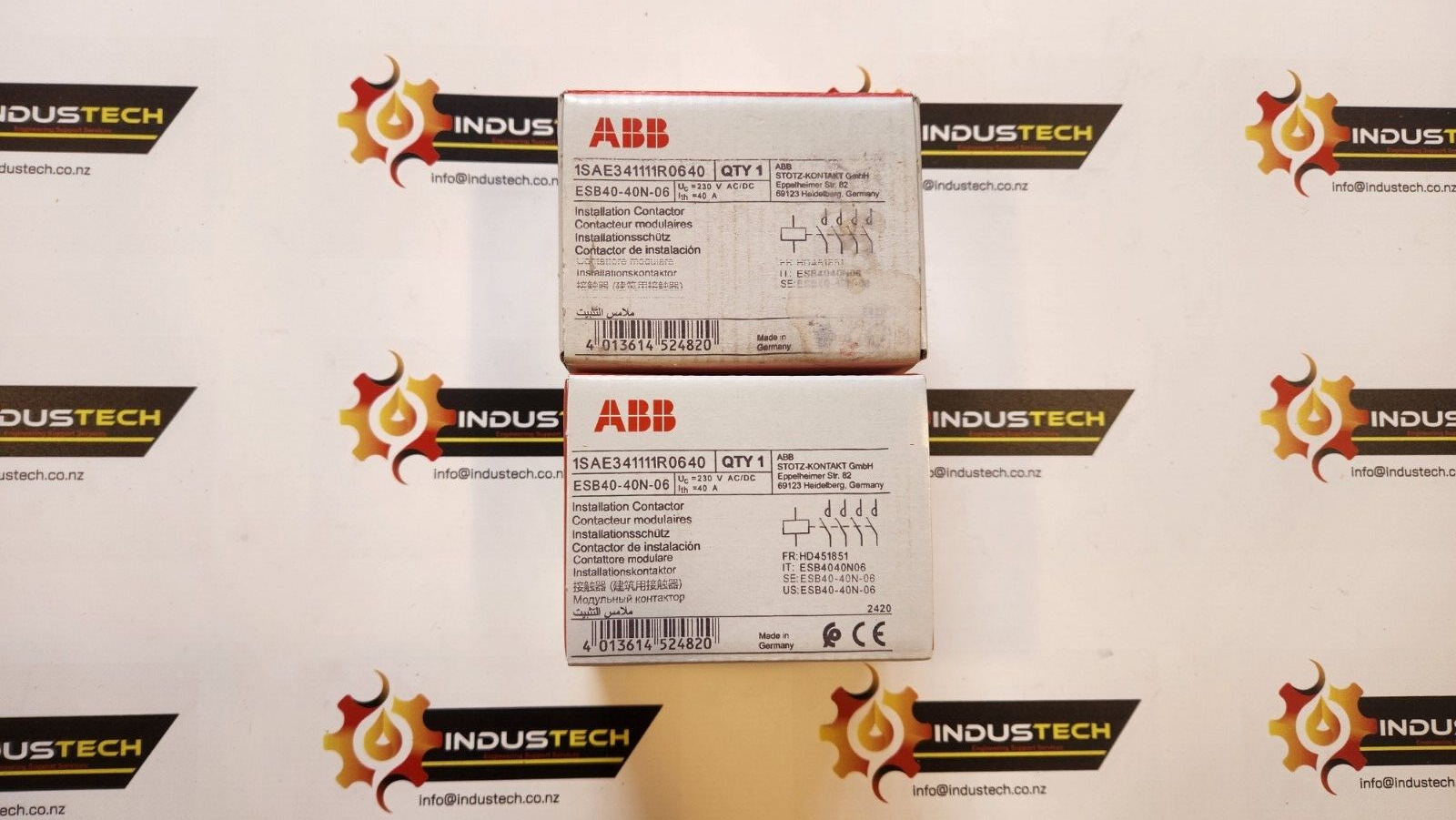 ABB installation contactor ESB40-40N-06 (Lot of 10) New Factory sealed