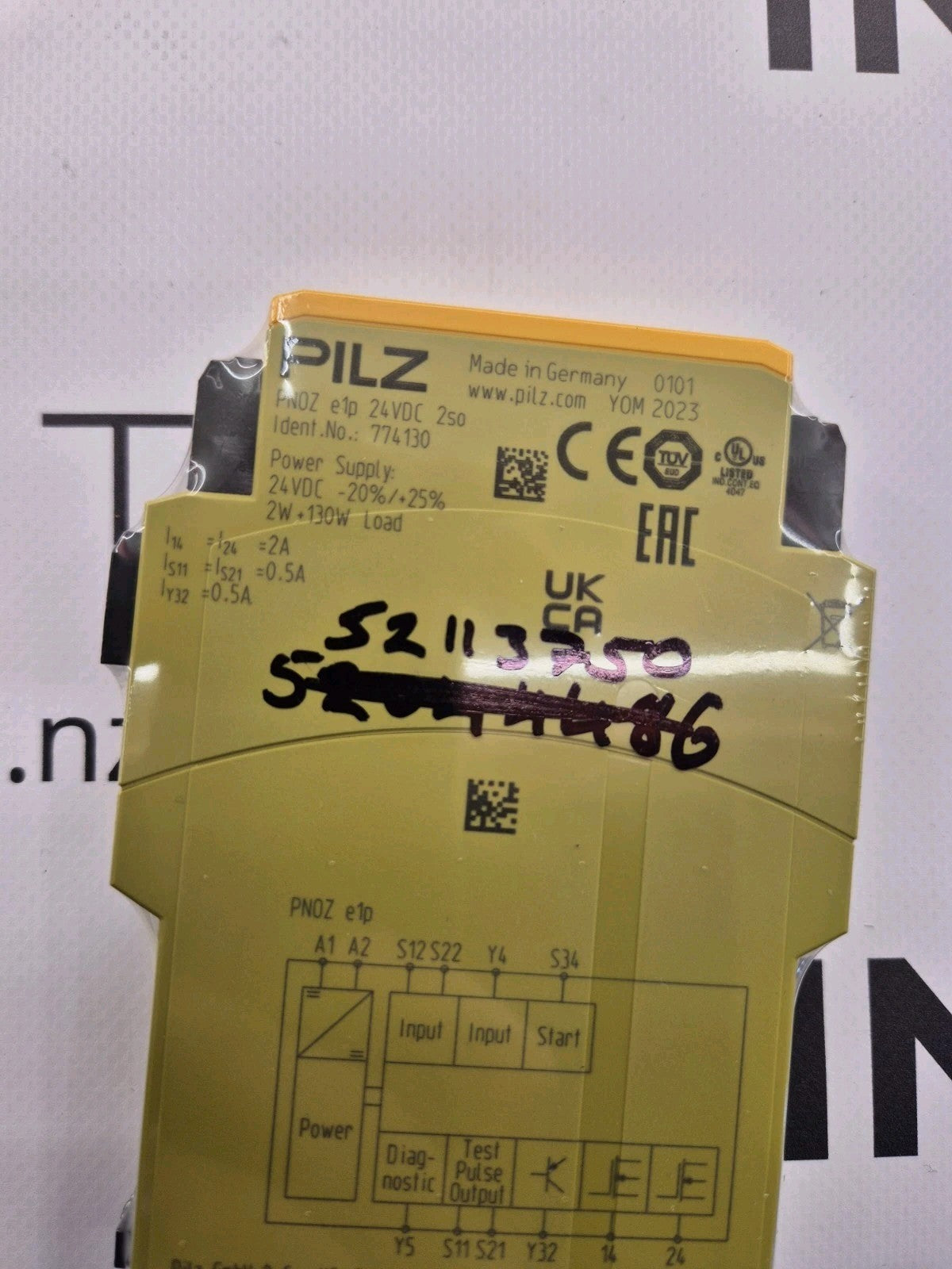 PILZ PNOZ e1p 24VDC 774130 Safety Relay