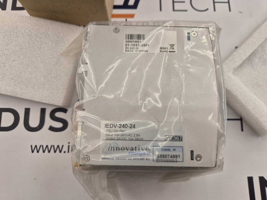 Cotek DV-240-24 Powersupply 100-240VAC Input 24VDC 10A Output