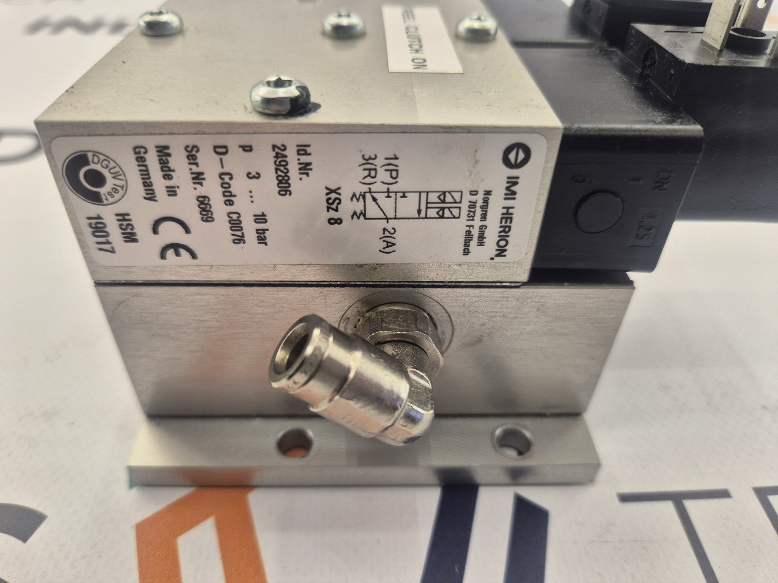 Norgren 2492806 Herion double solenoid valve 0800/0801