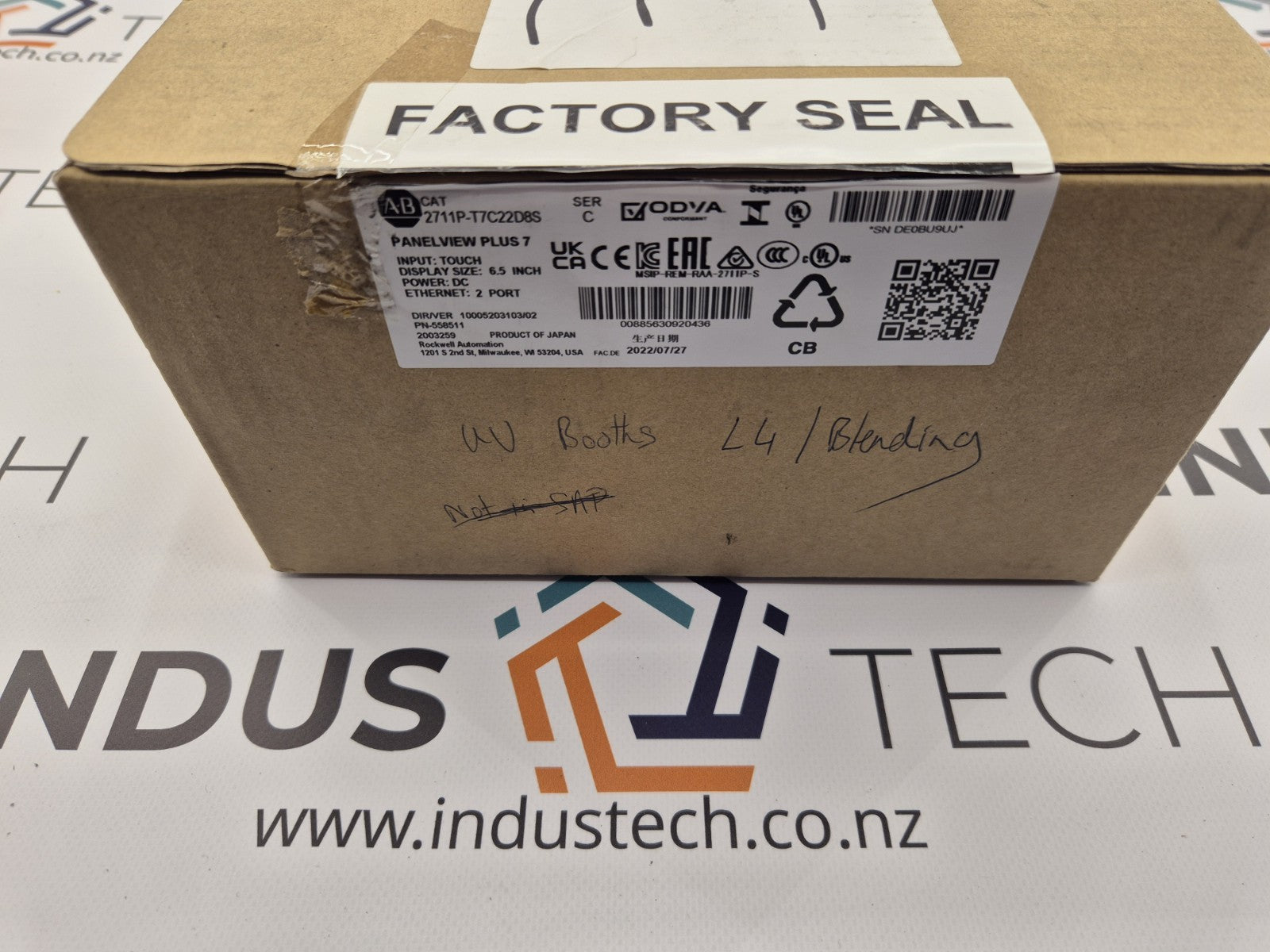 Allen-Bradley 2711P-T7C22D8S PanelView Plus 7 Ver C