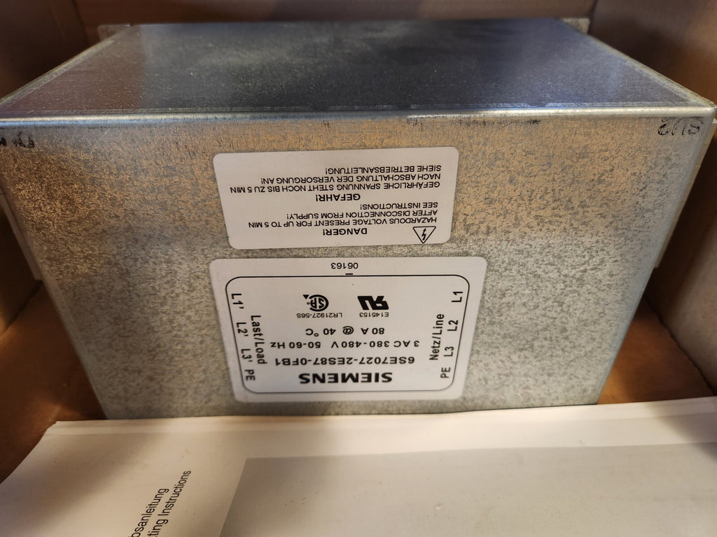 Siemens 6SE7027-2ES87-0FB1 New