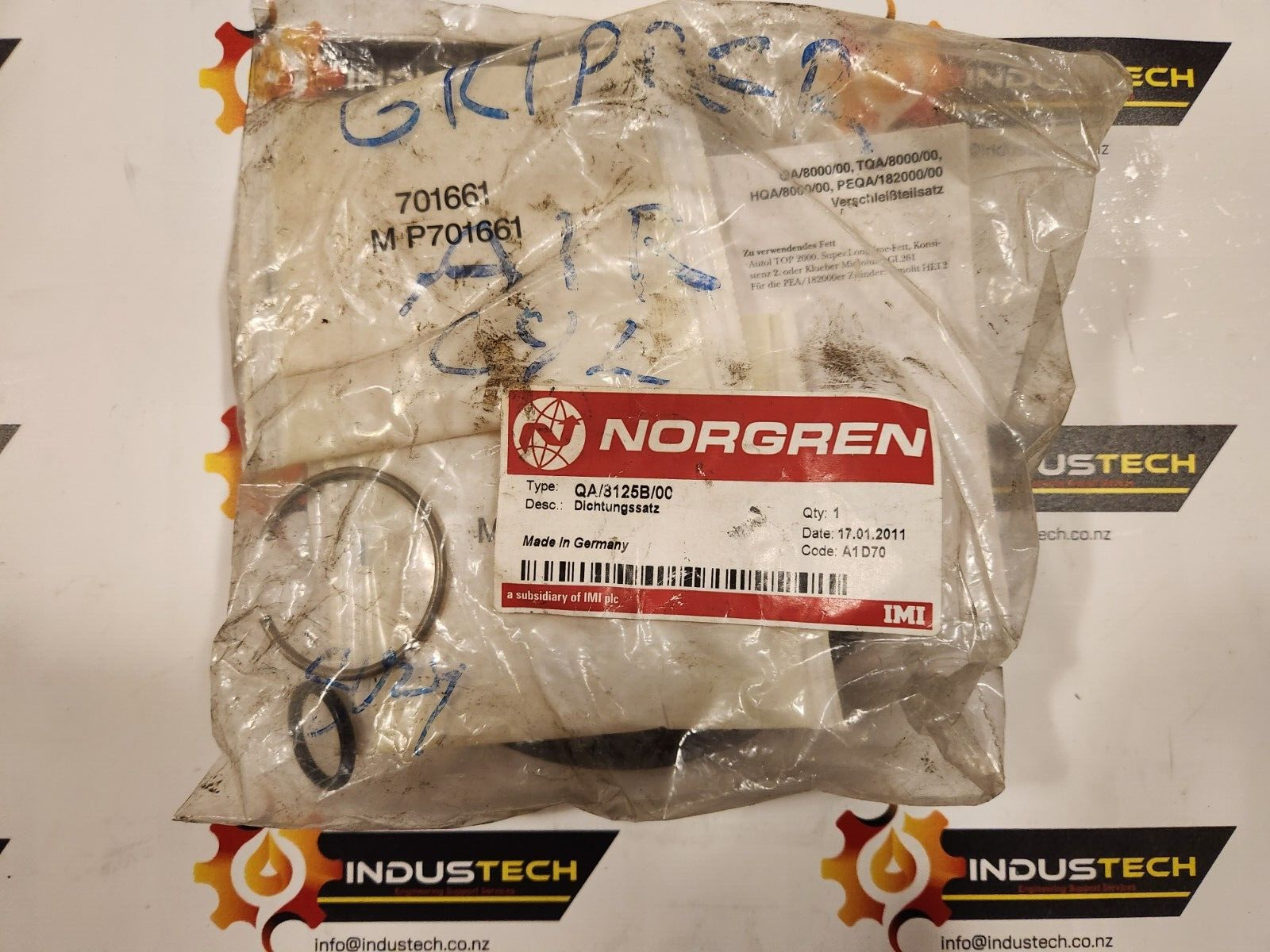 ONE IMI NORGREN Cylinder Repair Kit QA/8125C/00= QA/8125B/00 NEW