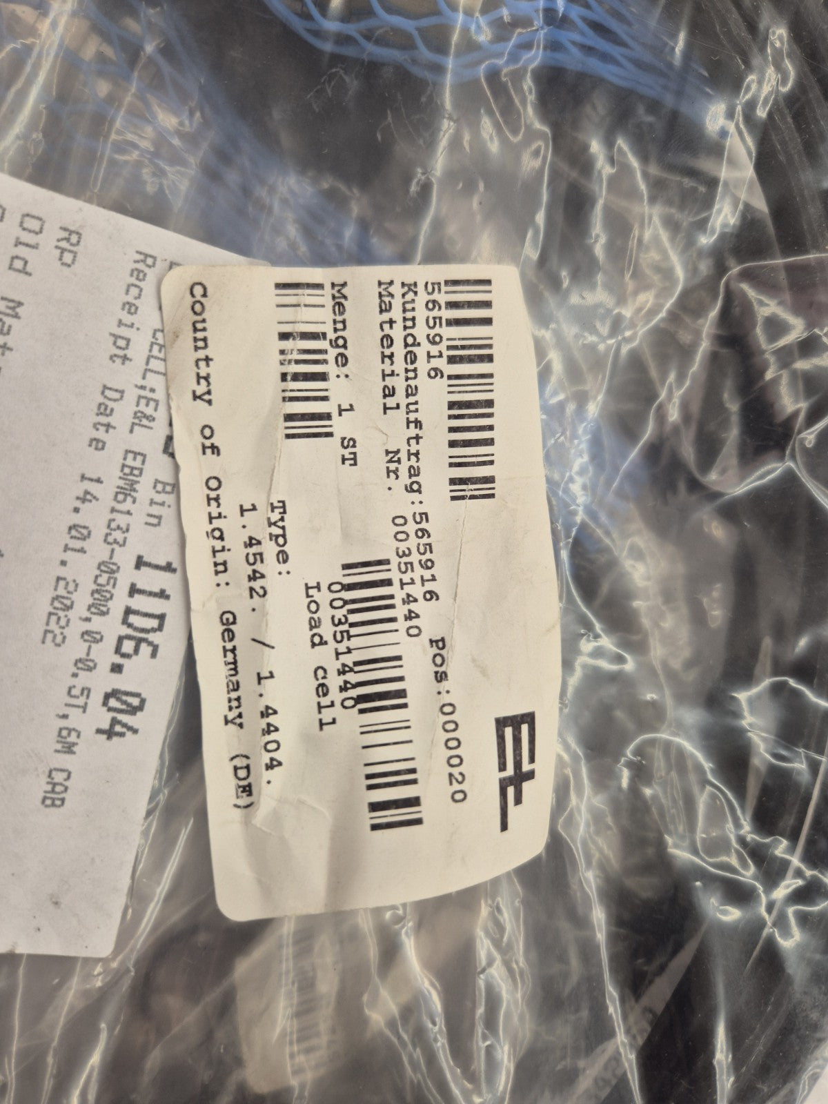 Erhardt Leimer Load Cell 00351440