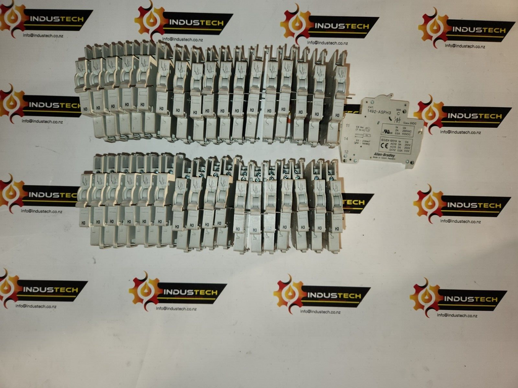 ALLEN BRADLEY 1492-ASPH3 SERIES C CONTACT BLOCK ***LOT OF 35***