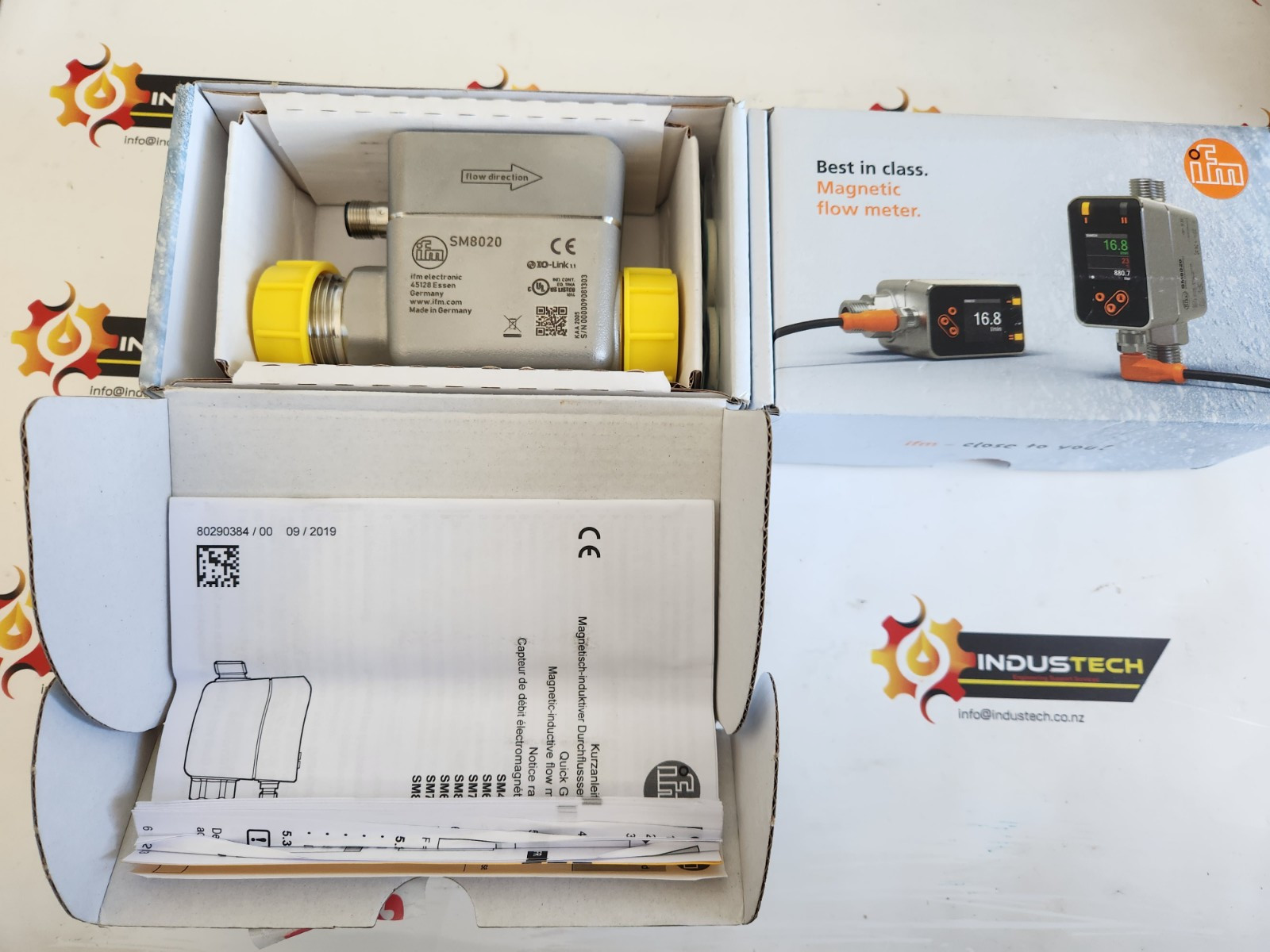IFM SM8020 ELECTROMAGNETIC FLOWMETER