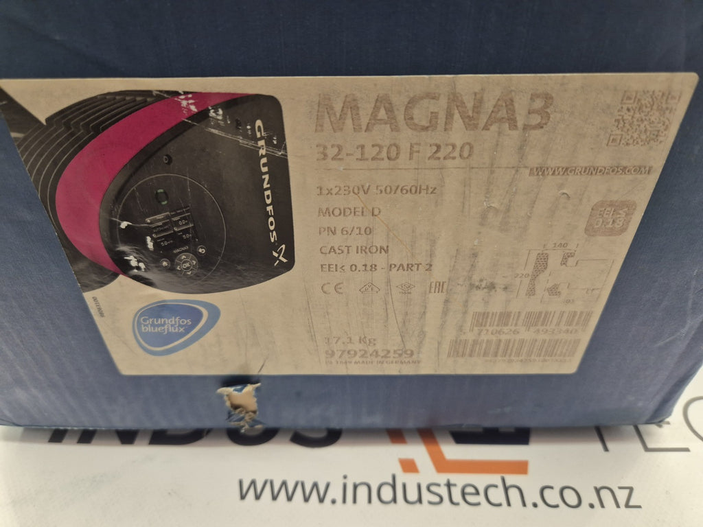 Grundfos MAGNA3 32-120 F 220 Heating Pump 97924638 / 97924259