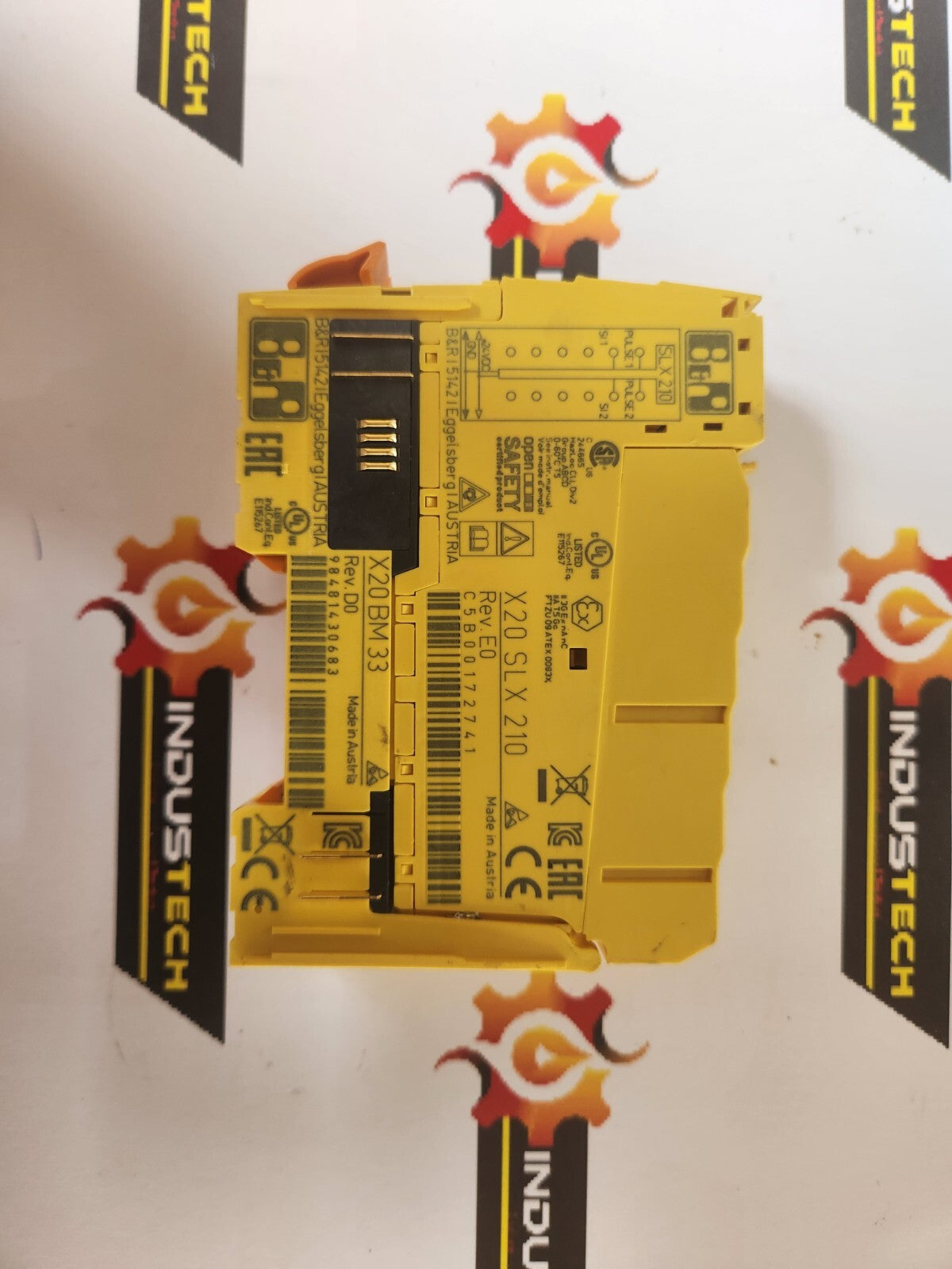 B&R X20 SL X210 & X20BM33 SAFE LOGIC-X DIGITAL INPUT MODULE with MODULE BASE