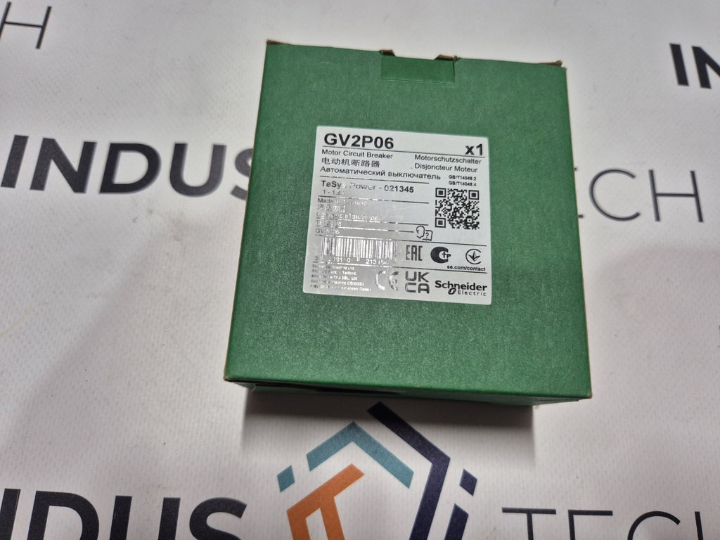 3 Pieces x Schneider Electric Motor circuit breaker GV2P06 3P 1-1.6A
