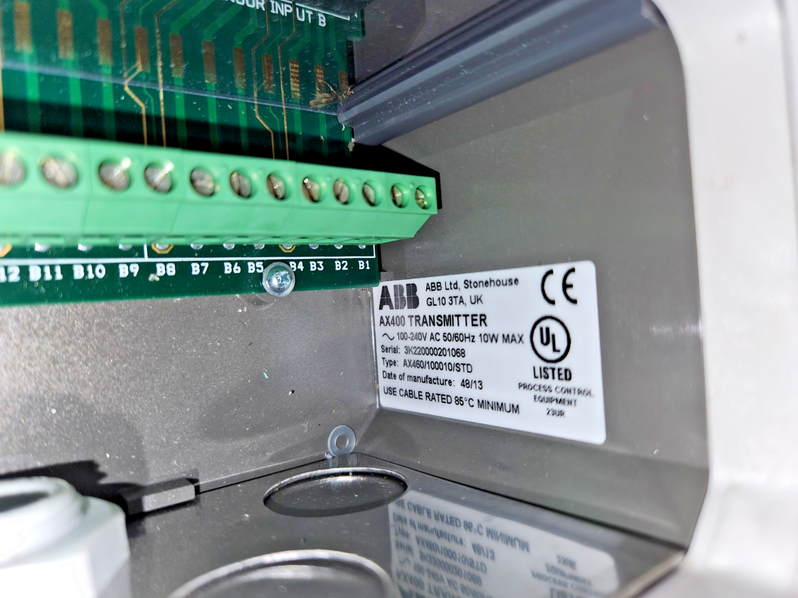 ABB AX400 transmitter AX460/100010/STD