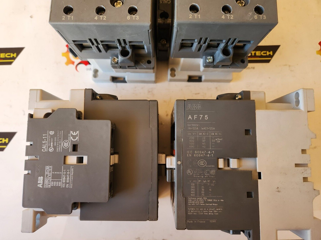 ABB AF75-30-11 125amp Contactor 20-60vdc Coil