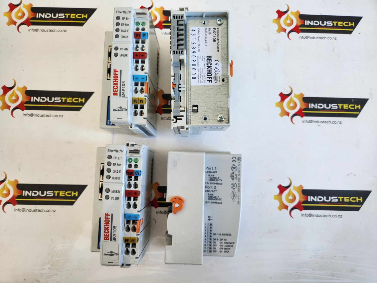 Beckhoff BK9105 EtherNET/IP Bus End Coupler Processor Module 2 Ethernet Ports