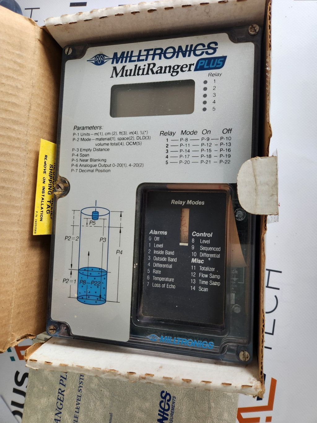 SIEMENS MILLTRONICS MULTIRANGER-PLUS NEW WITH PROGRAMMER PANEL