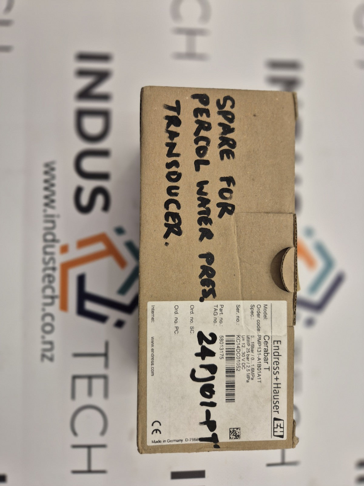 Endress+Hauser PMP131-A1B01A1T  PRESSURE TRANSMITTER/SENSOR 4-20MA CERABAR T