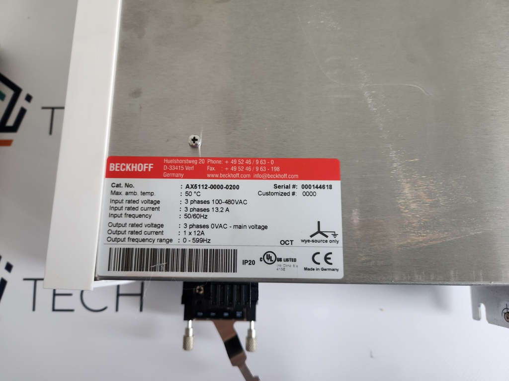 Beckhoff AX5112-0000-0200 Servo Drive