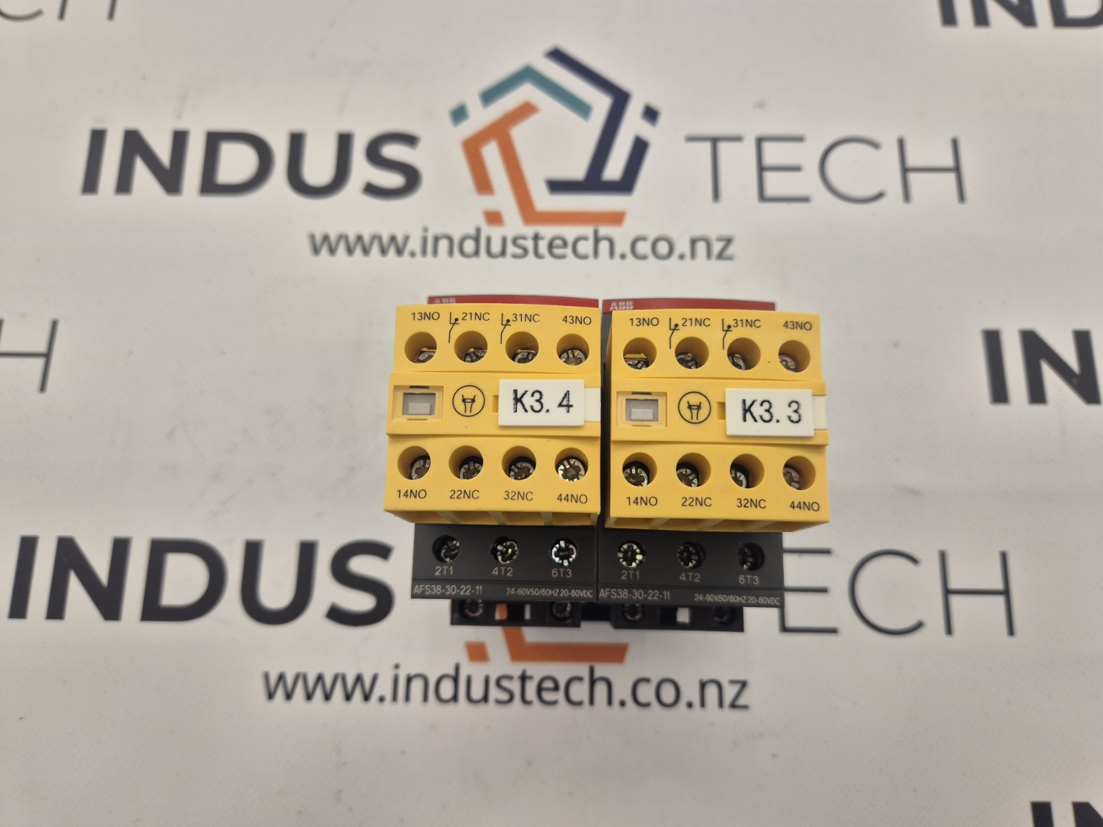 ABB AFS38-30-22-11 Contactor 24-60V 50/60Hz 20-60VDC 3P 2NO 2NC 50A