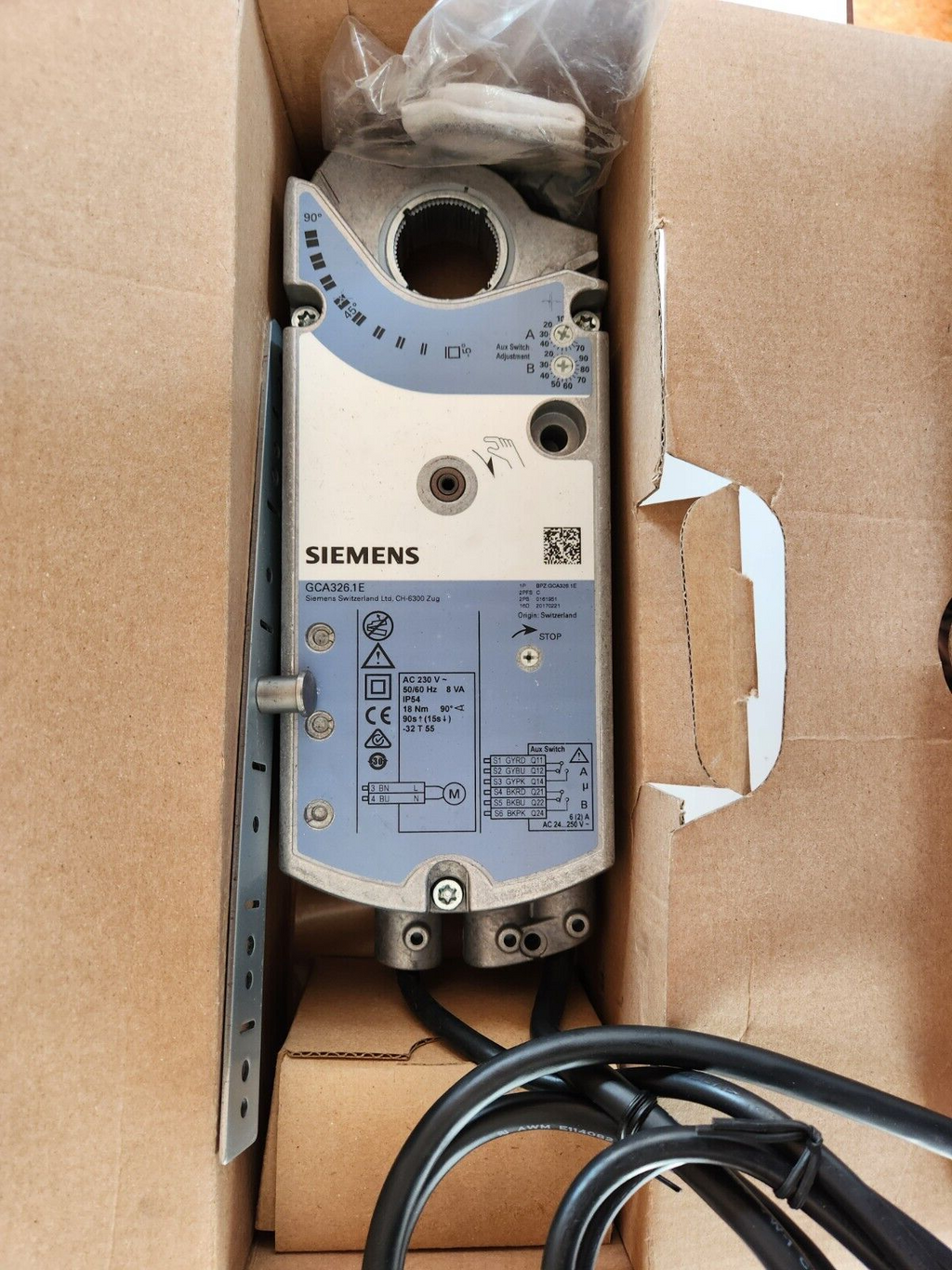 New Siemens Damper Actuator GCA326.1E