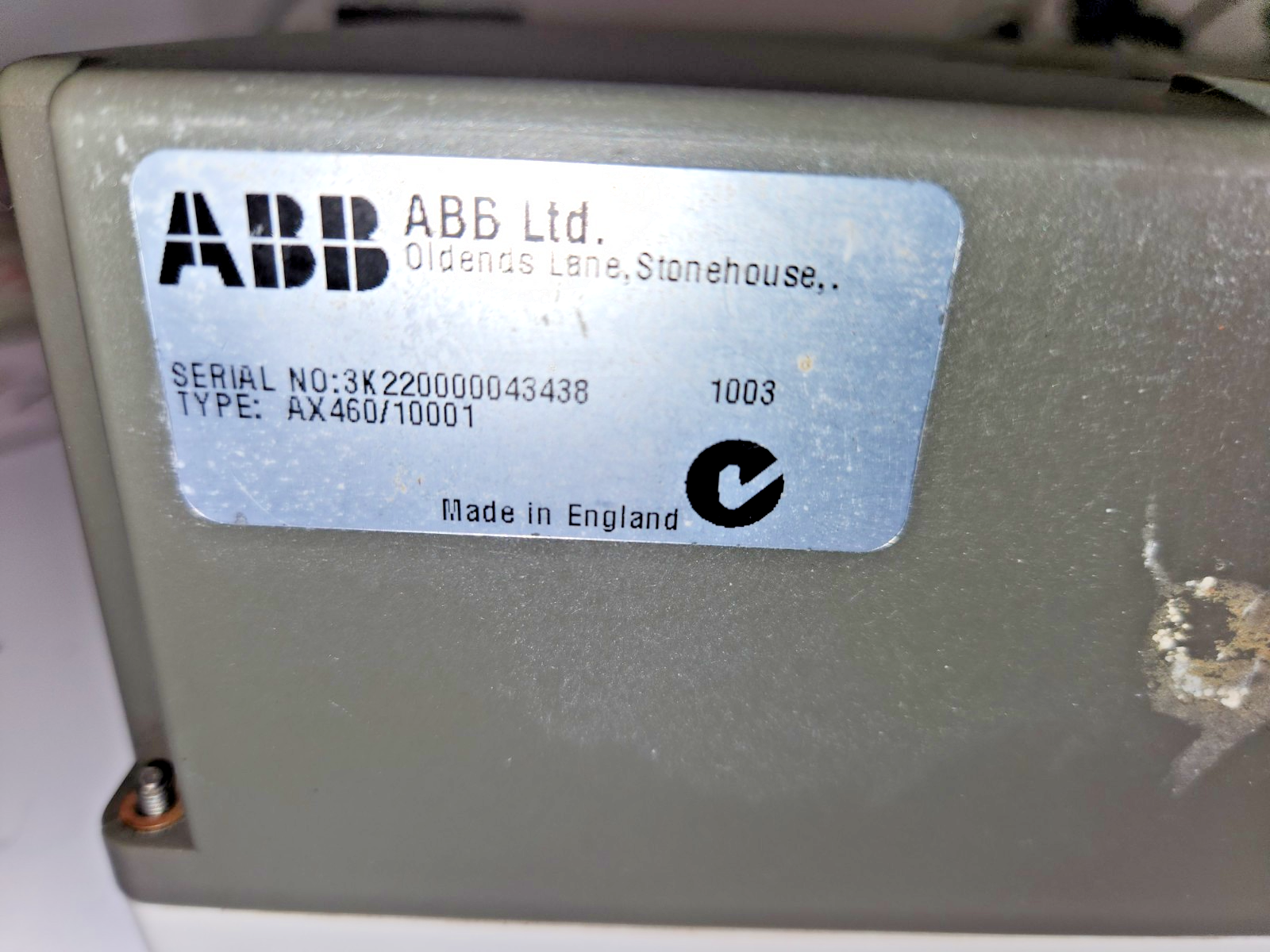 ABB AX400 transmitter AX460/10001