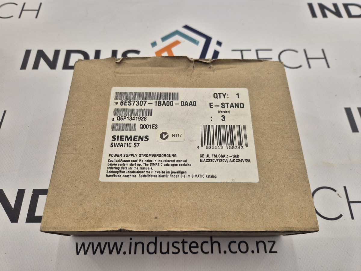 Siemens 6ES7 307-1BA00-0AA0 POWERSUPPLY