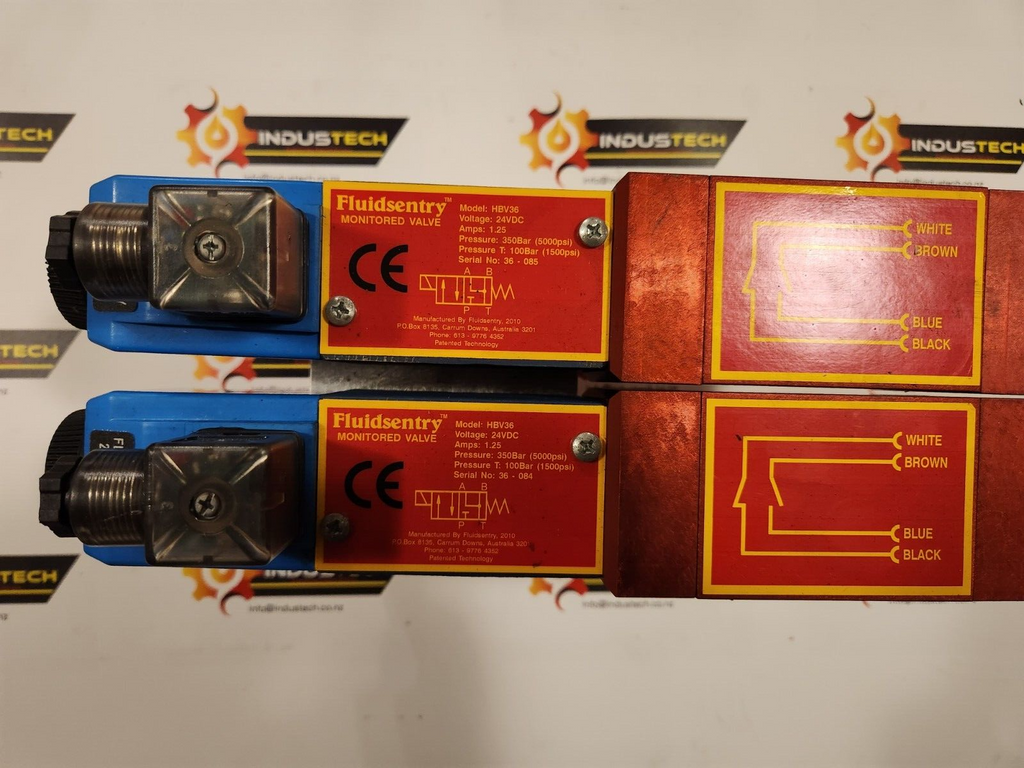 FLUIDSENTRY Monitored hydraulic valve HBV362M NSMP 362m