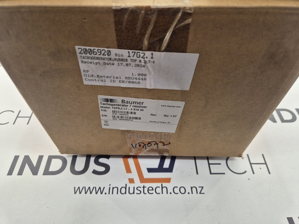 BAUMER TDP 0,2 LT-4 TACHOGENERATOR_BAUMER TDP0,2 LT 4