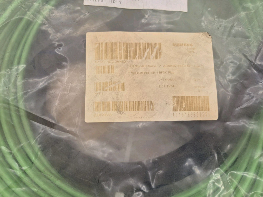 Siemens 6XV1873-3AN80 FO Standard Cable , 6XV 1873 3AN80 80 METER 50/125