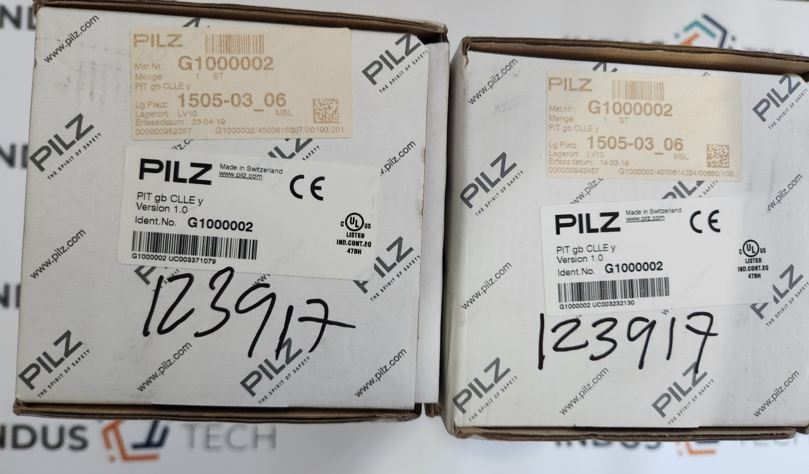PILZ PIT gb CLLE y PUSHBUTTON UNIT G1000002 / PILZ G1000002