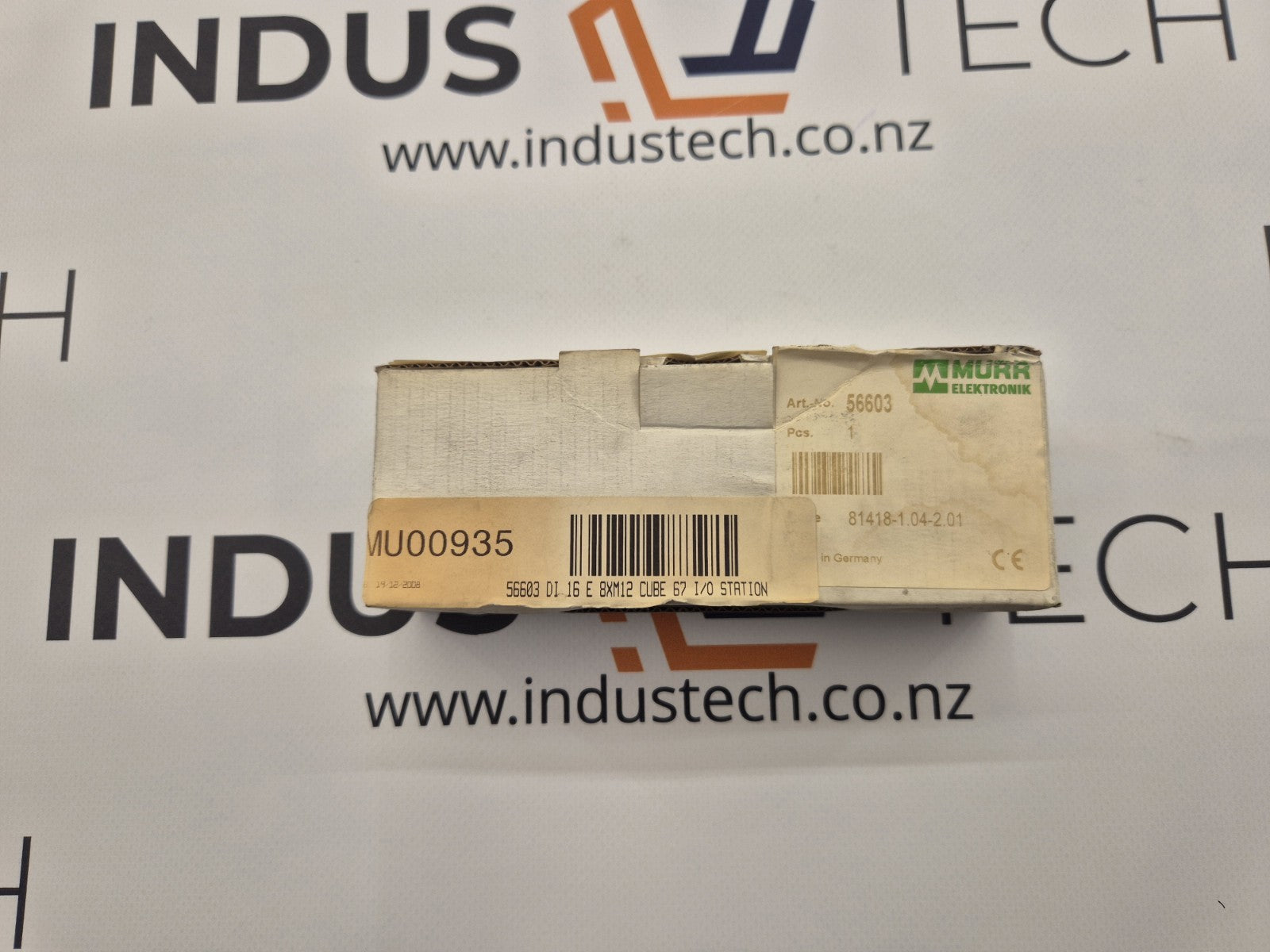 MURR ELEKTRONIK CUBE67 DI16 E 8xM12 56603 I/O EXTENSION MODULE 16 INPUTS