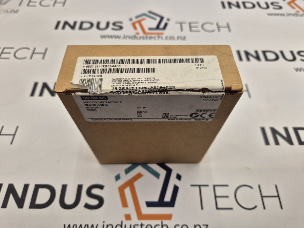 SIEMENS 6ES7 331-7KB02-0AB0 Analog Input Module