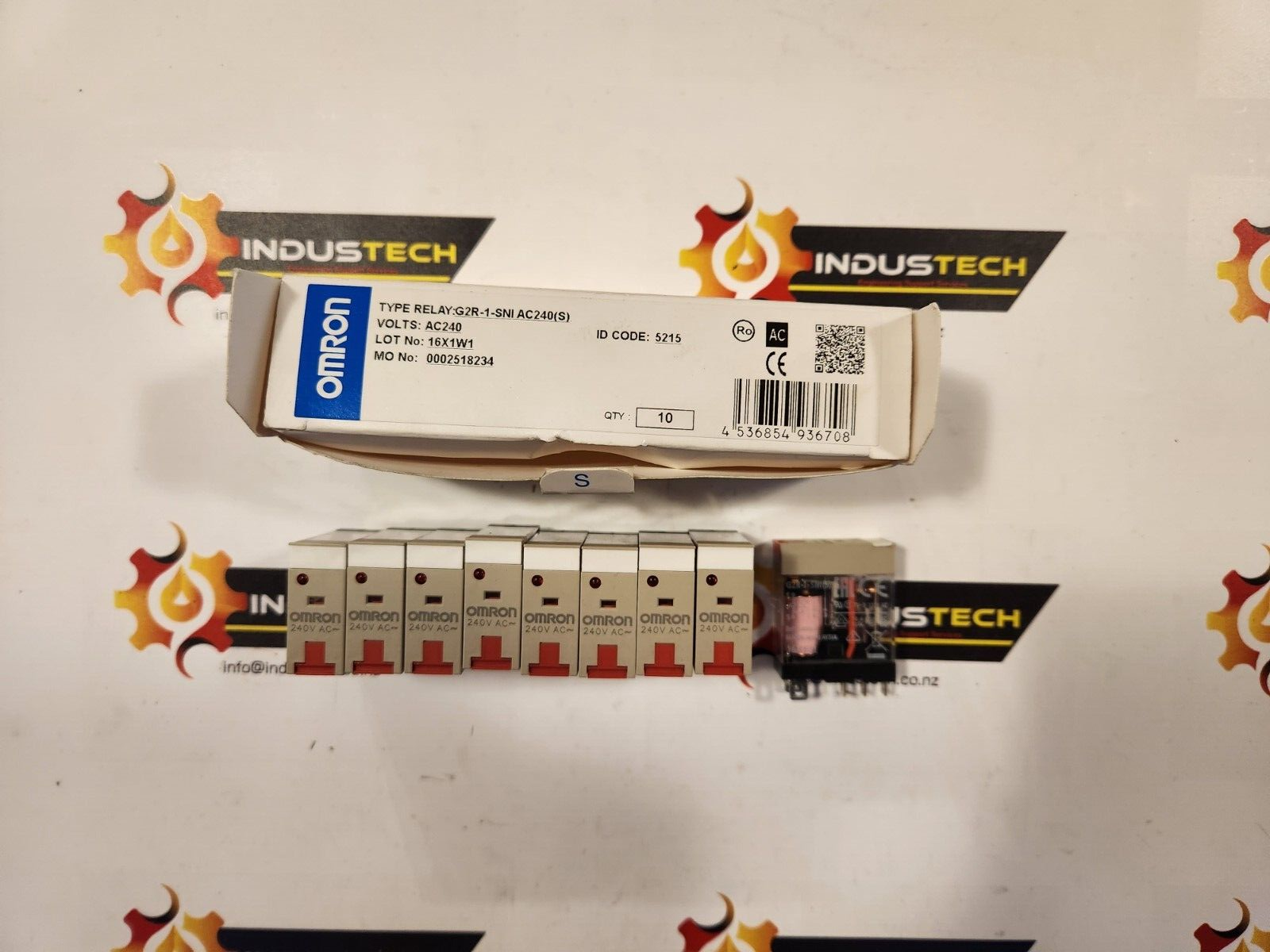 9pc New OMRON Small Relay G2R-1-SNI (S) 240VAC