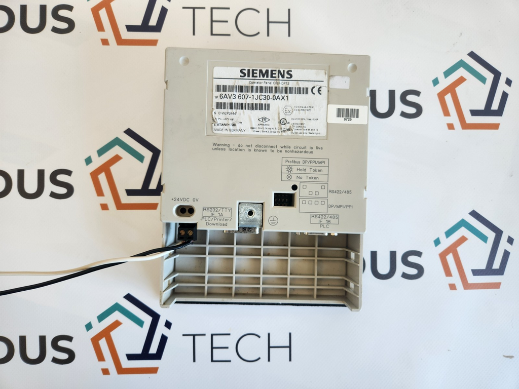 Siemens 6AV3 607-1JC30-0AX1  Operator Panel OP7