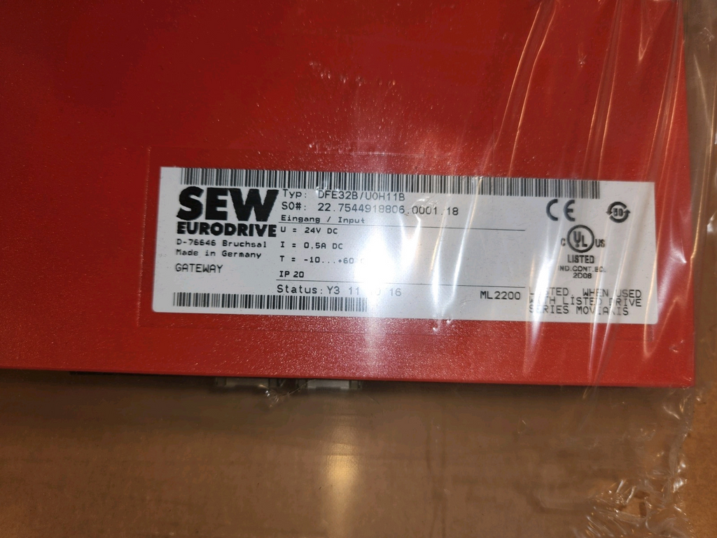 SEW Eurodrive DFE32B/UOH11B DFE32BUOH11B Option Card New open box