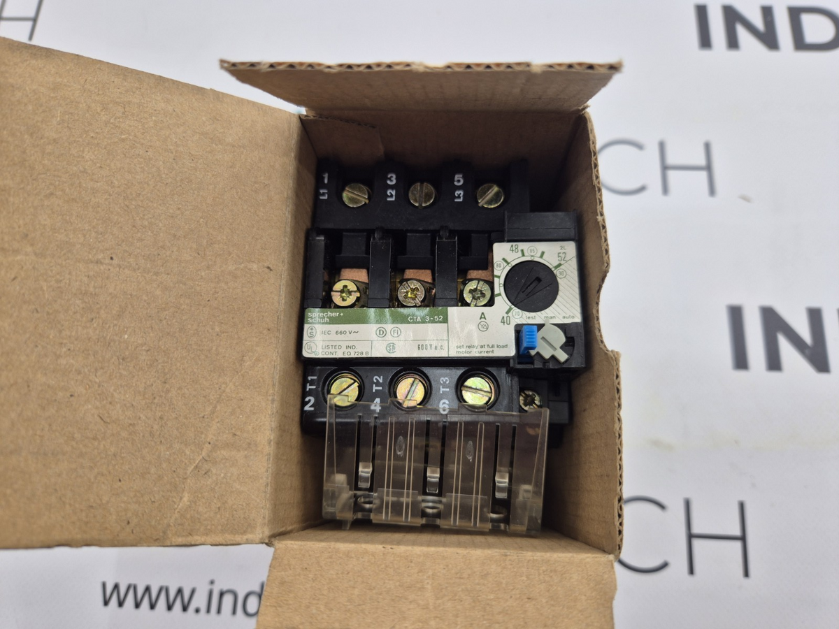 SPRECHER & SCHUH CTA3-52 Thermal overload 40-52A