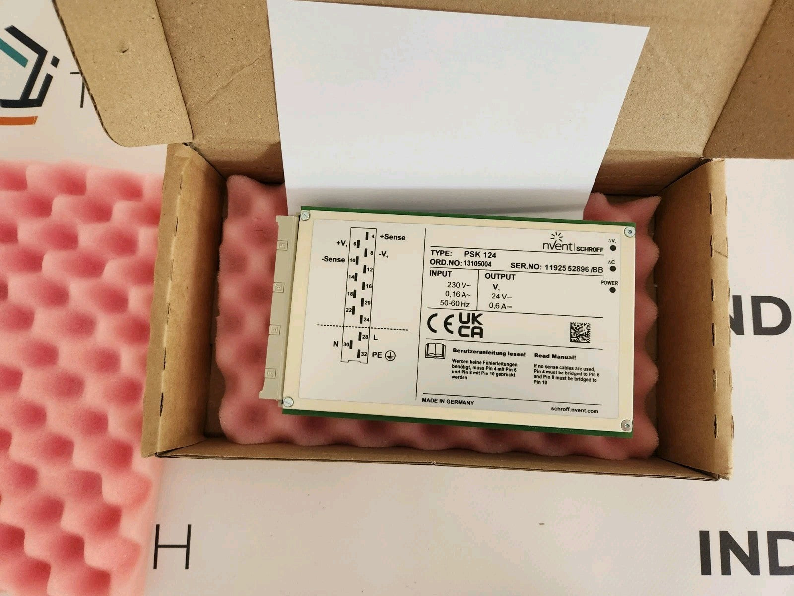 nVent Schroff PSK 124 6TE  - 13105004