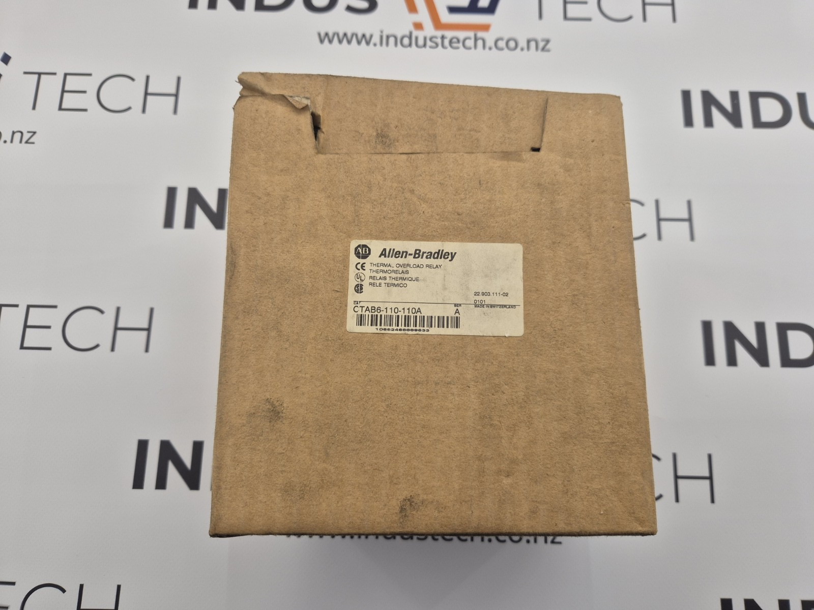 ALLEN-BRADLEY OVERLOAD RELAY CTAB6-110-110A