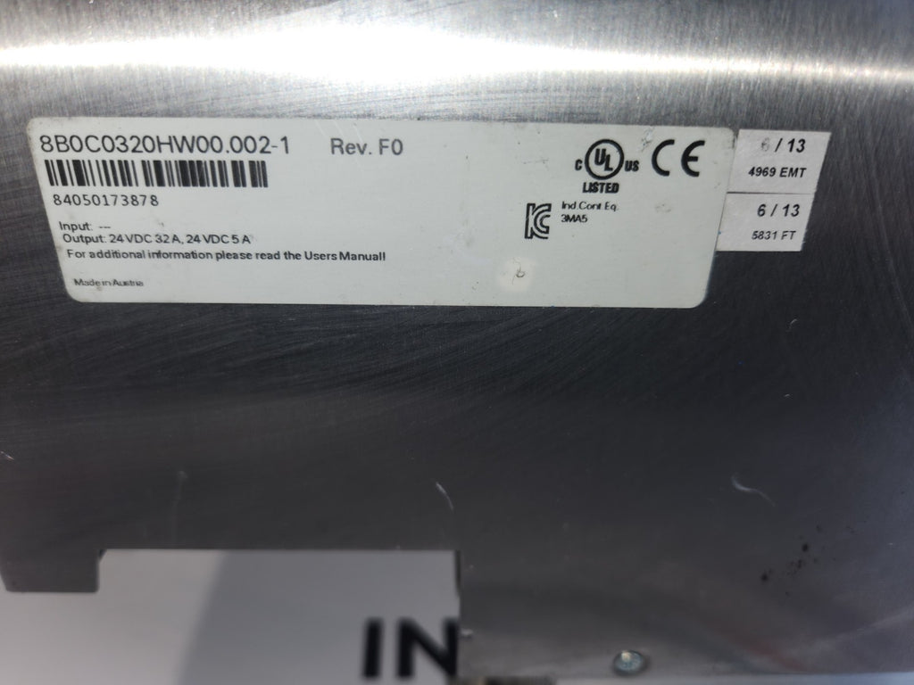 B&R 8B0C0320HW00.002-1 ACOPOSmulti 8B0C0320HW000021 Rev. F0