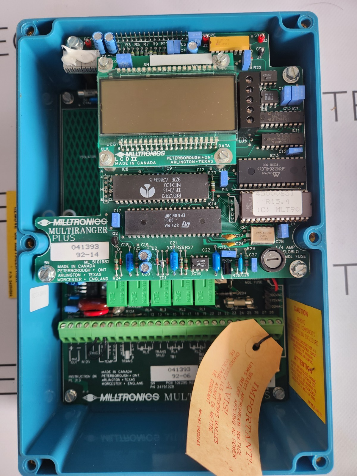 SIEMENS MILLTRONICS MULTIRANGER-PLUS NEW WITH PROGRAMMER PANEL