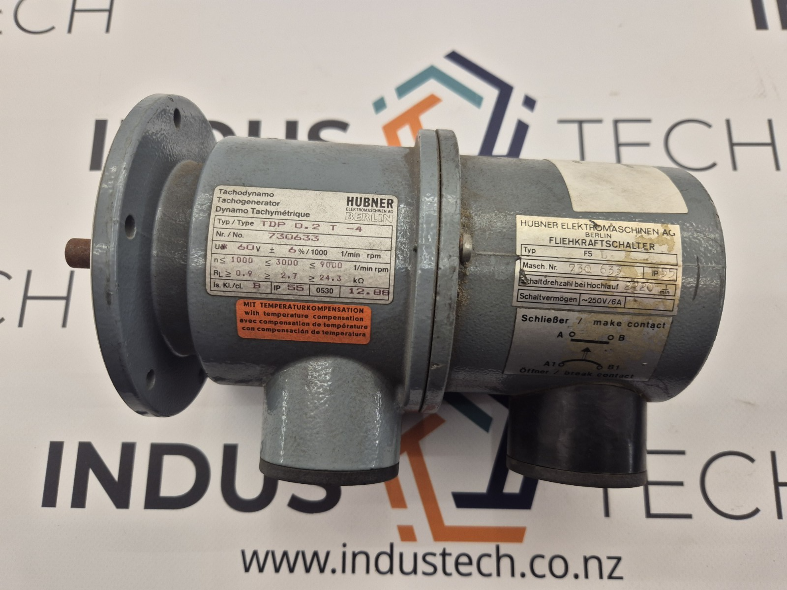Hubner TDP 0.2T-4 Encoder Tachometer