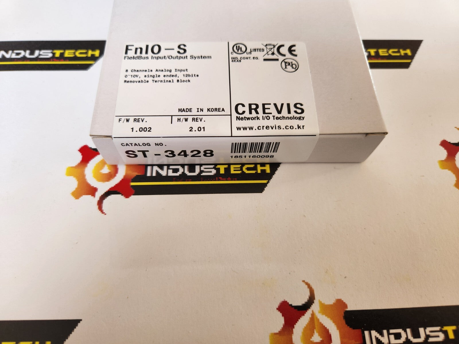 CREVIS ANALOG INPUT 8 CHANNELS 0-10VDC 12 BIT STATUS / ST-3428